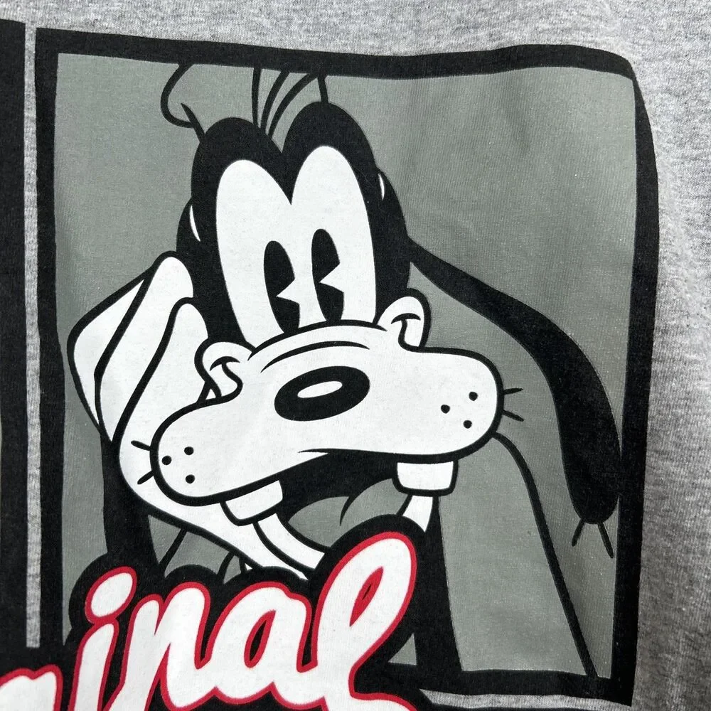 Disney Originals T-Shirt Men’s XL Mickey Goofy Pluto Donald Duck Graphic Print